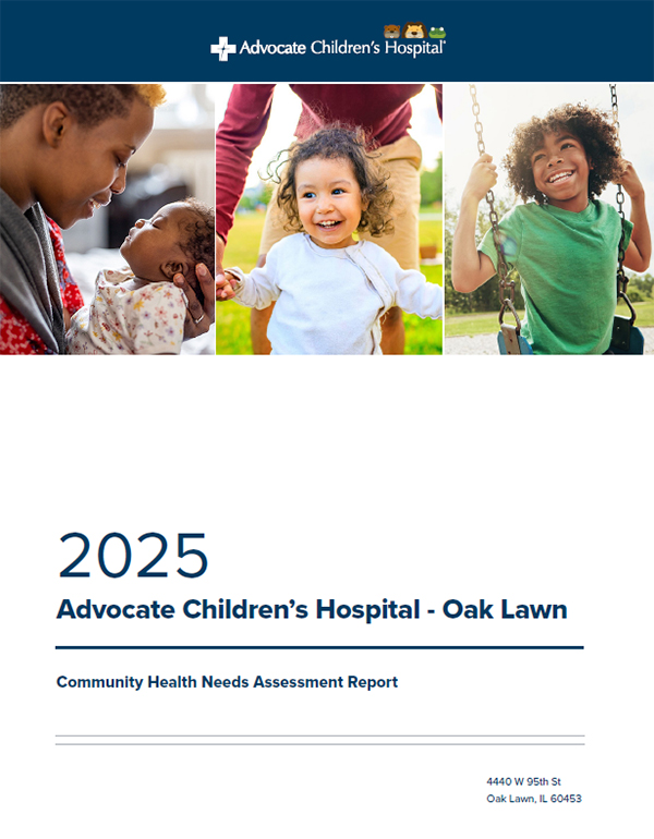 2025 Advocate Childrens Hospital Oak Lawn CHNA report cover