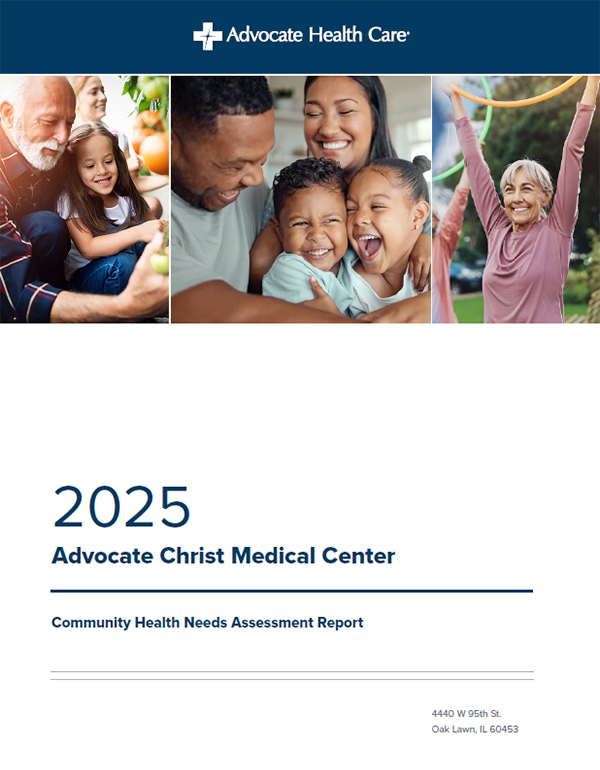 2025 Advocate Christ Medical Center CHNA report cover