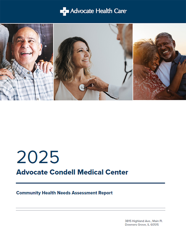 2025 Advocate Condell Medical Center CHNA report cover
