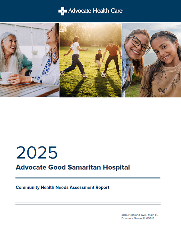 2025 Advocate Good Samaritan Hospital CHNA report cover