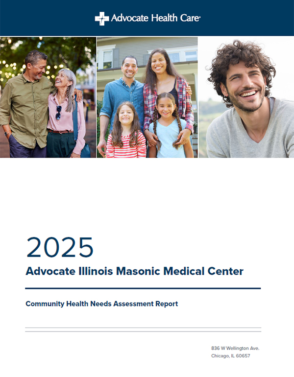 2025 Advocate Illinois Masonic Medical Center CHNA report cover