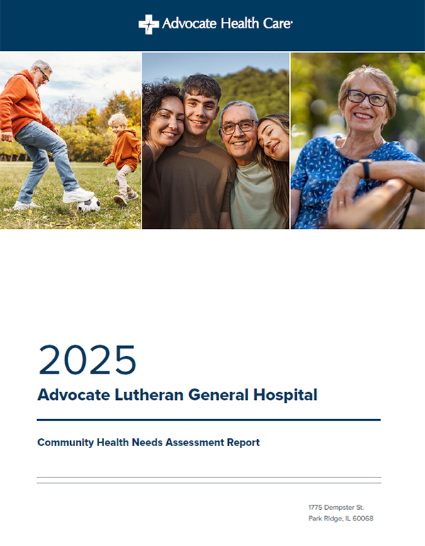 2025 Advocate Lutheran General Hospital CHNA report cover