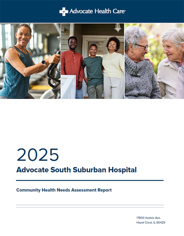 2025 Advocate South Suburban Hospital CHNA report cover