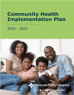 Advocate Trinity Hospital 2020-2022 Implementation Plan