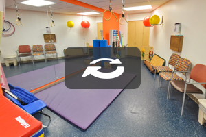Take a virtual tour of Advocate Condell Medical Center's pediatric rehabilitation area.