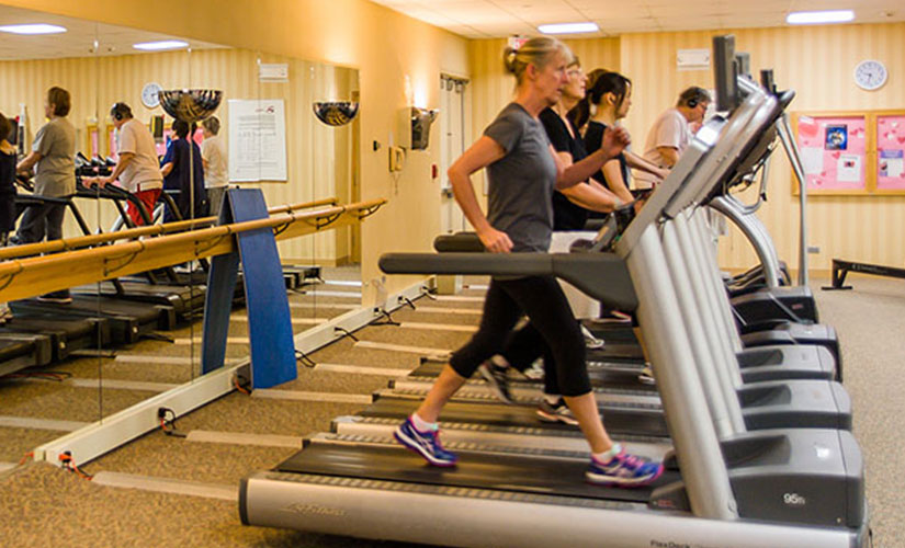 Libertyville exercise room
